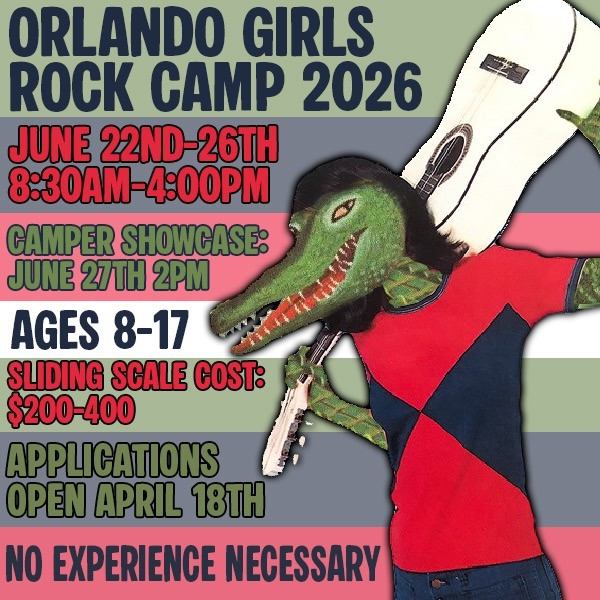 Orlando Girls Rock Camp 2026 Sign-Up